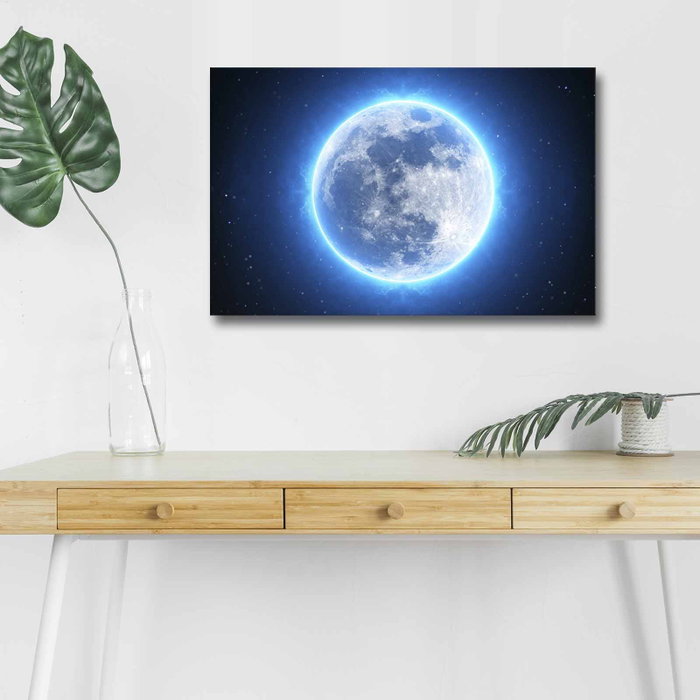 Wallity Lienzo Decorativo Iluminado con LEDs NASA-023 Multicolor